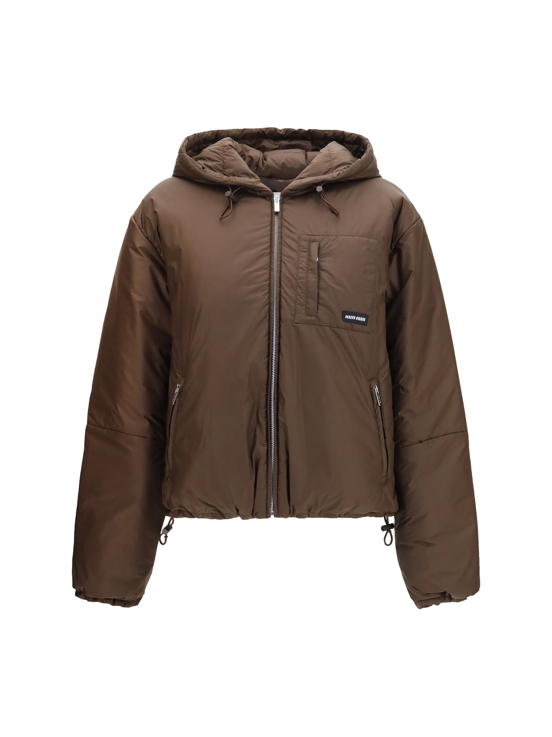MIU MIU 40 short ripstop down jacket