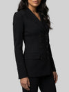 double-breasted wool jacket