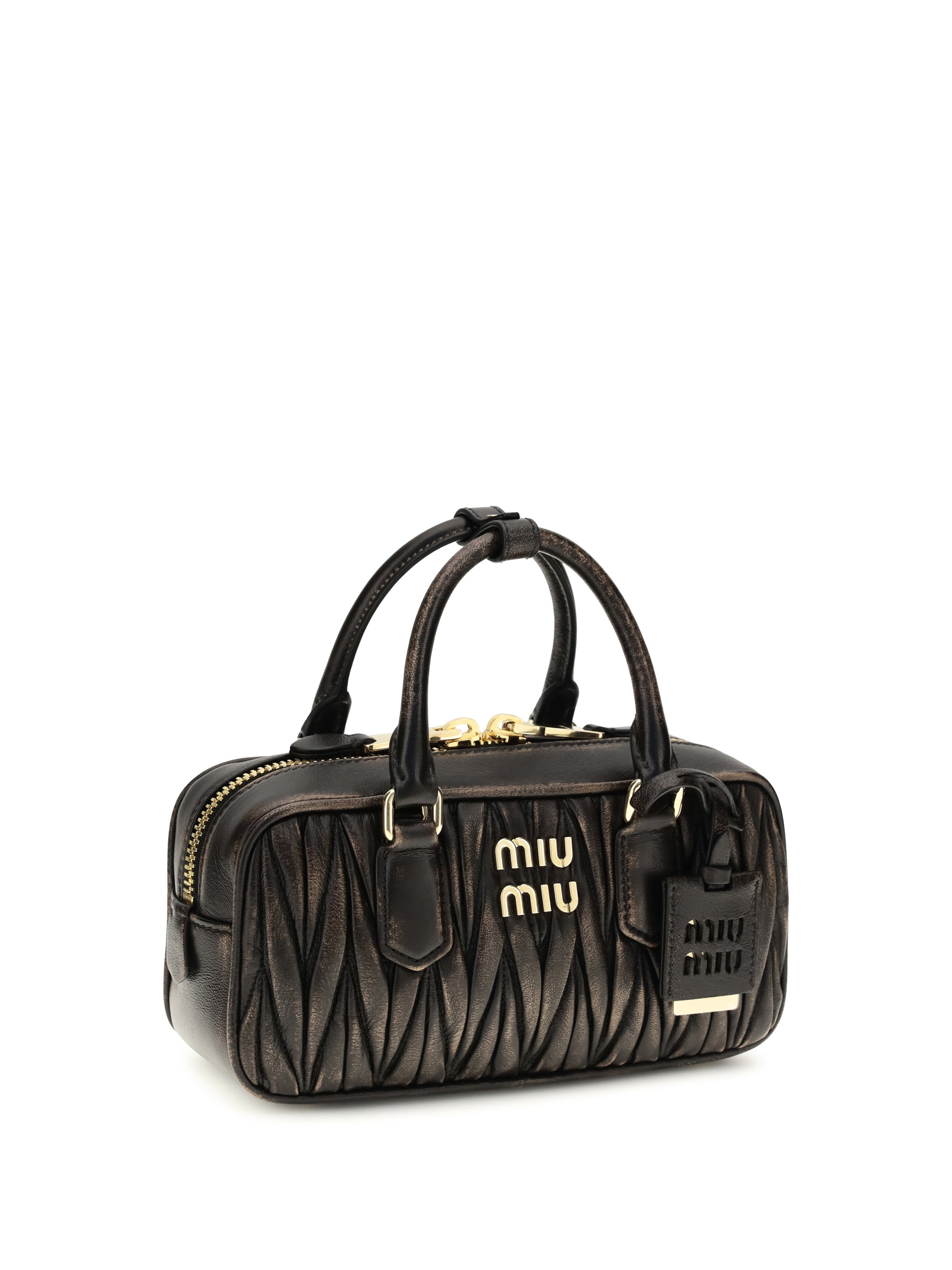arcadie handbag in quilted nappa leather