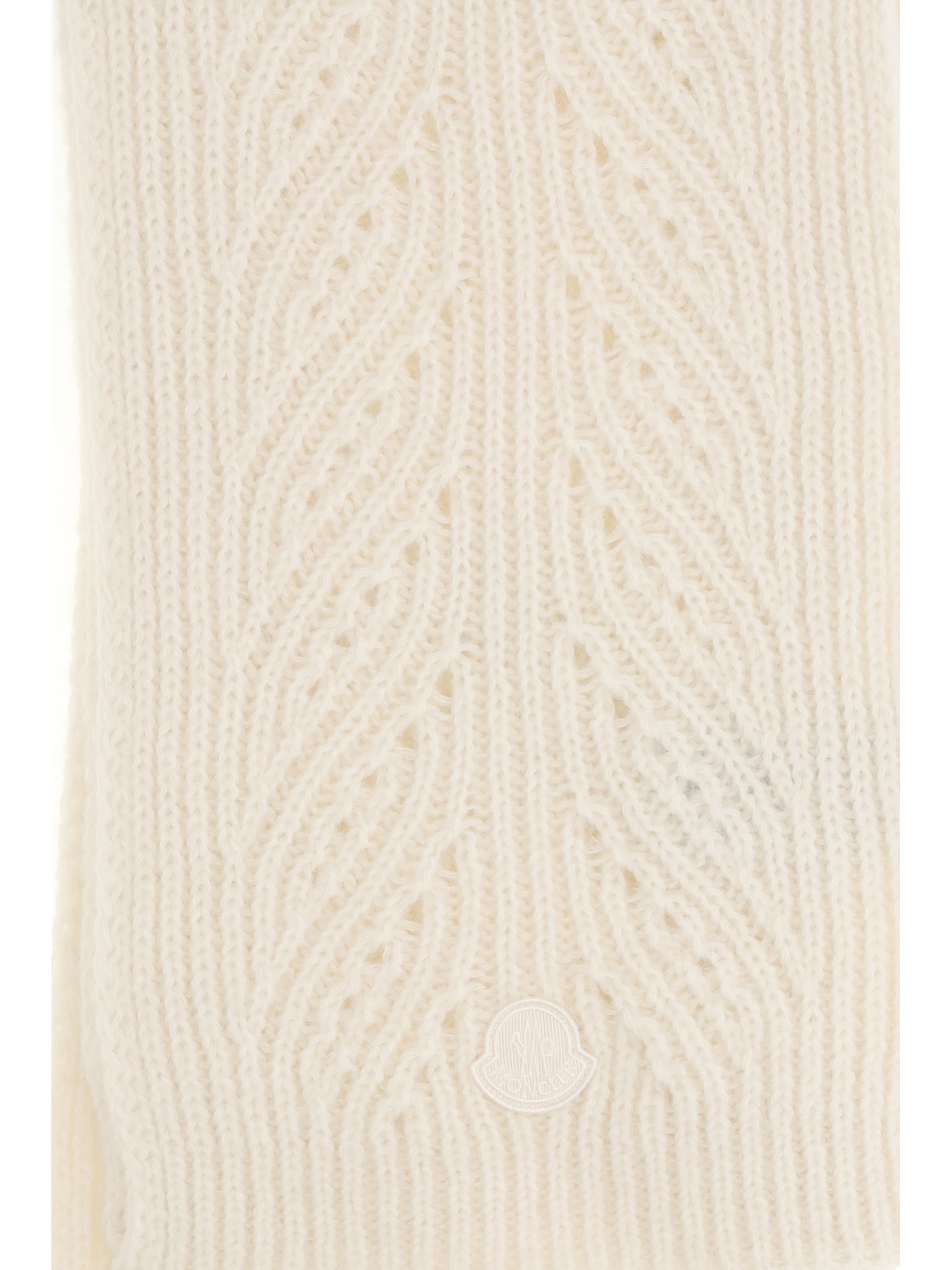 tricot alpaca and cashmere-blend scarf