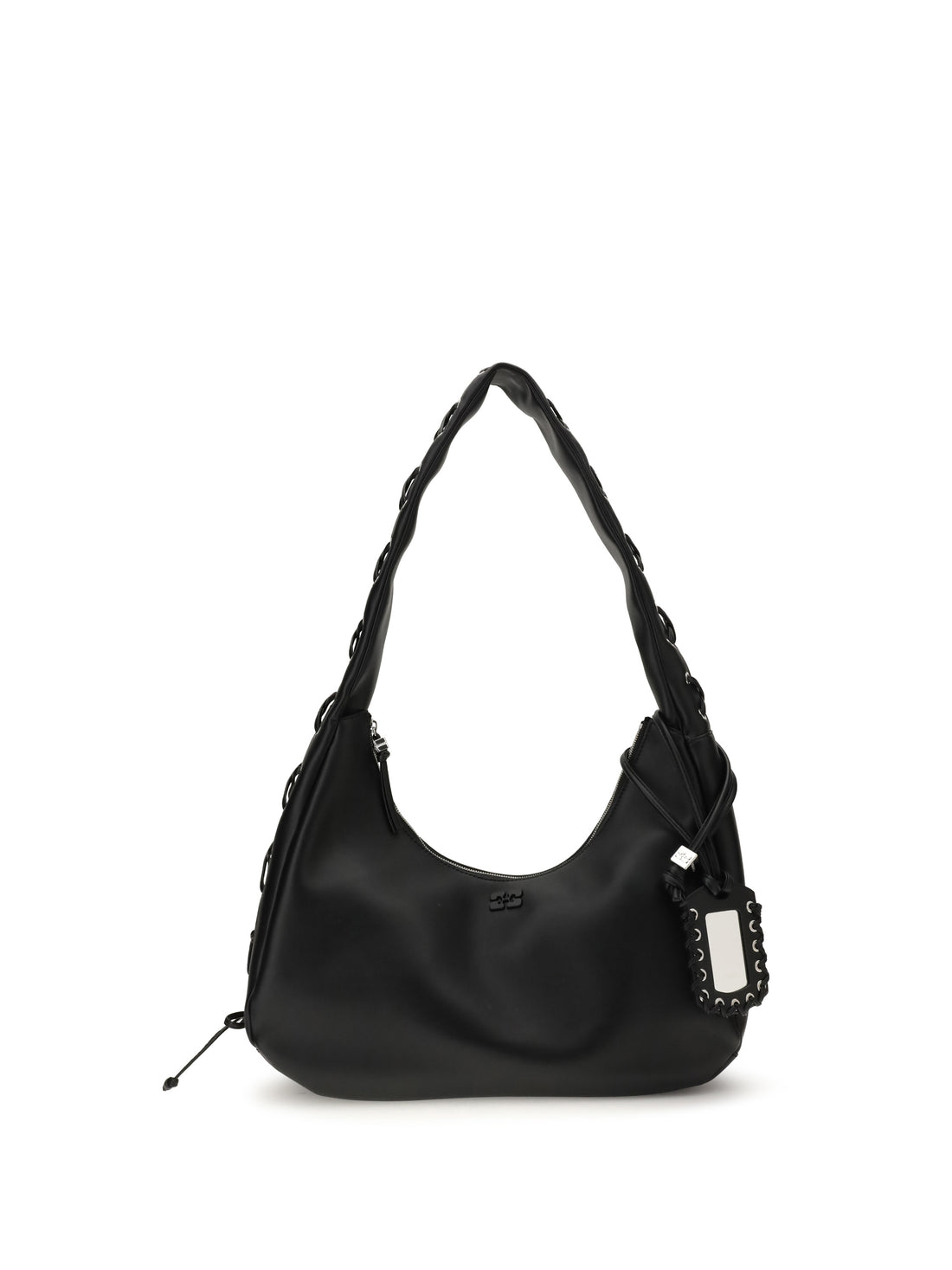 GANNI OS medium laces hobo bag