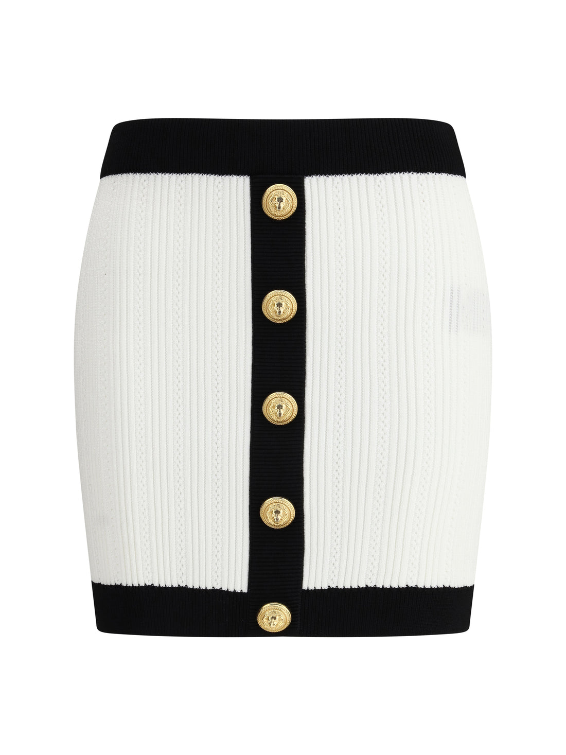 BALMAIN 34 knit mini skirt