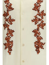 floral embroidered shirt