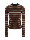 striped merino polo shirt