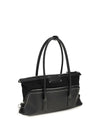 5ac shoulder bag in leather with logo