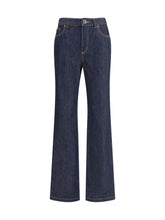 ALEXANDER MCQUEEN 26 denim jeans feature a straight leg