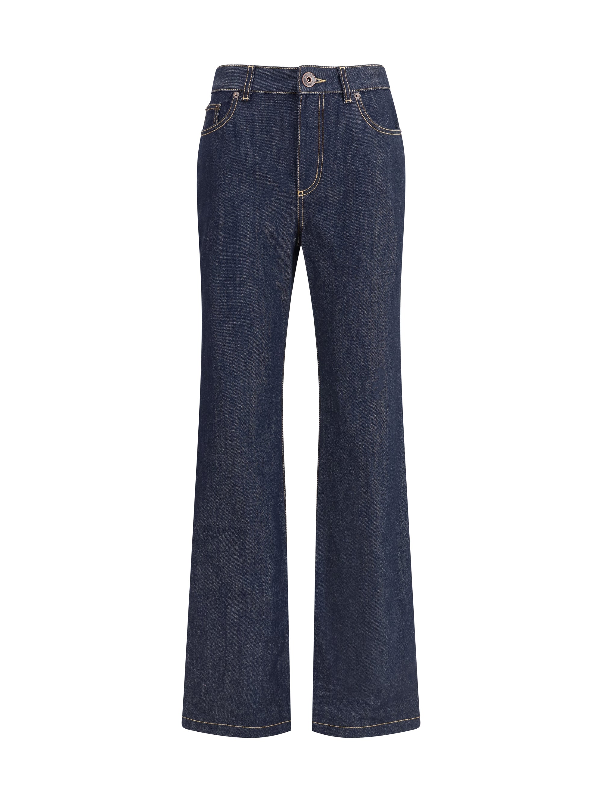 ALEXANDER MCQUEEN 26 denim jeans feature a straight leg