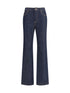 ALEXANDER MCQUEEN 26 denim jeans feature a straight leg