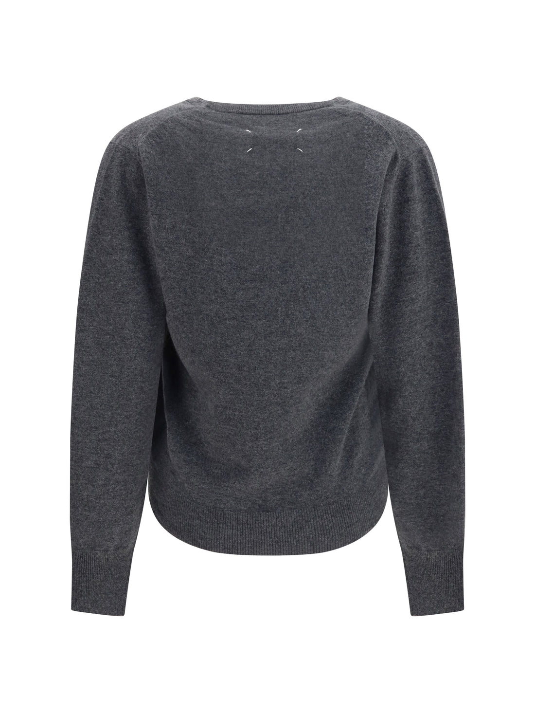 MARGIELA M wool sweater with gathered neckline