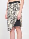 animalier print skirt