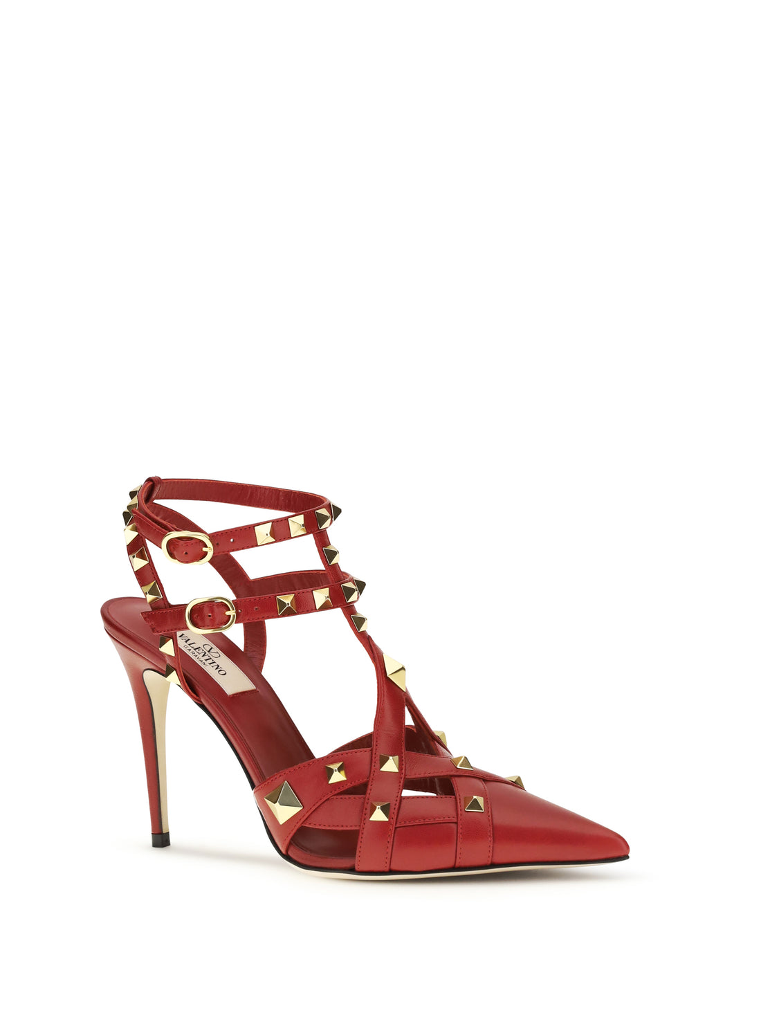 VALENTINO GARAVANI 36 studdy décolleté in kidskin
