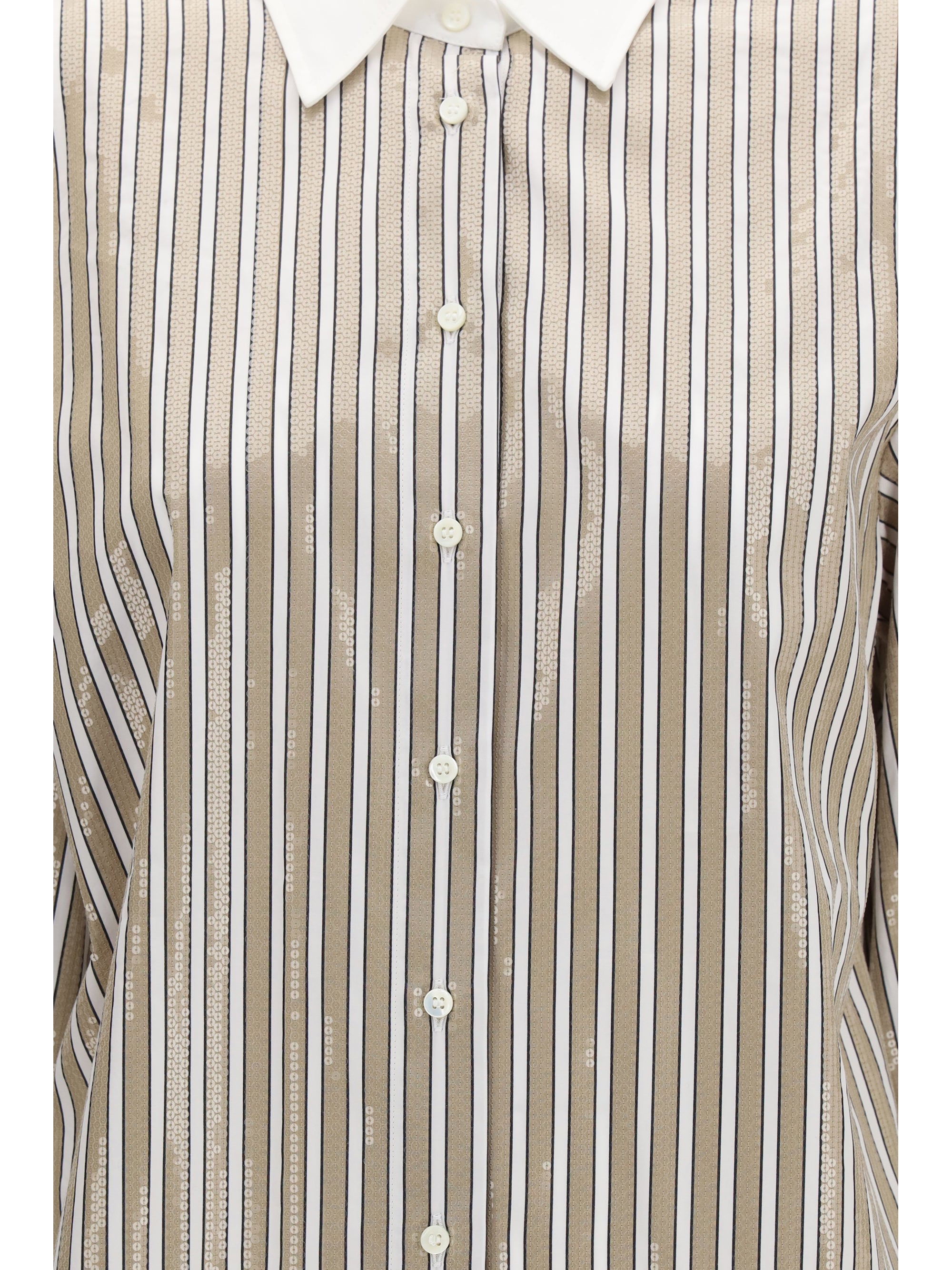 dazzling stripes cotton shirt