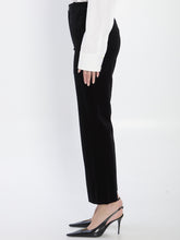 SAINT LAURENT 40 velvet trousers