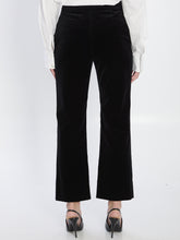 SAINT LAURENT 40 velvet trousers