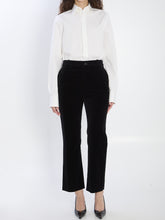 SAINT LAURENT 40 velvet trousers