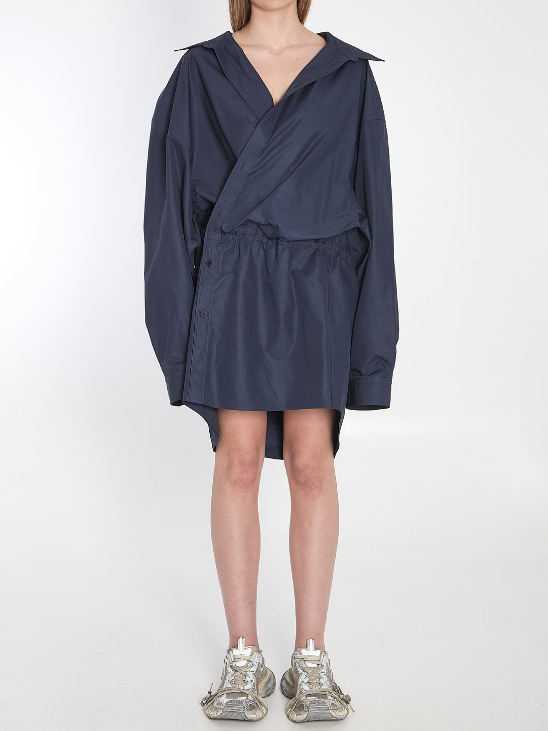 BALENCIAGA 36 mini shirt dress
