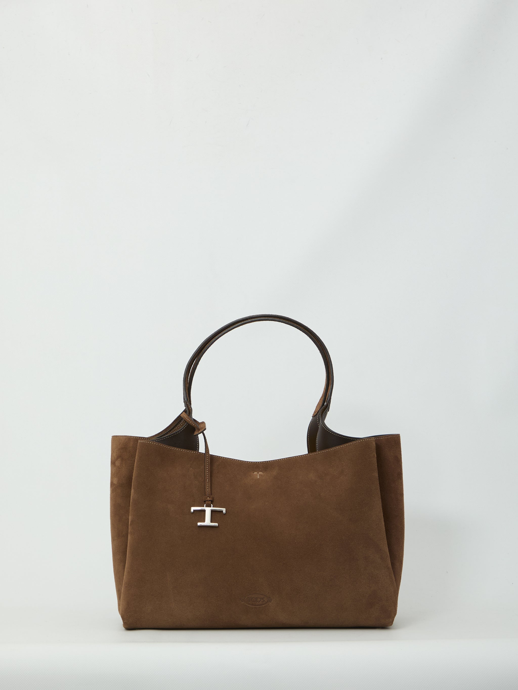 medium suede leather bag