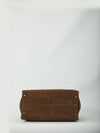 medium suede leather bag