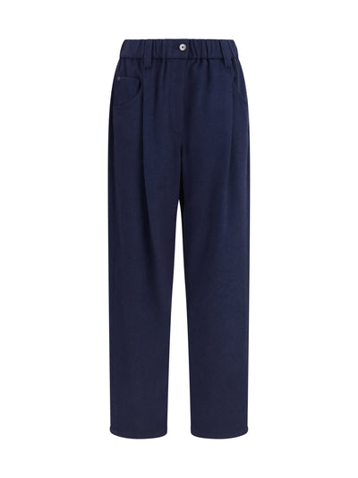 stretch wool pants