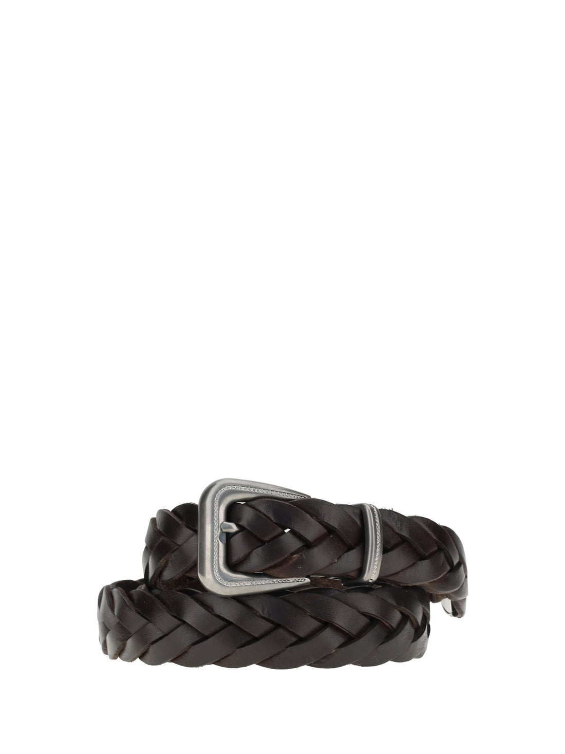 BRUNELLO CUCINELLI L woven leather belt