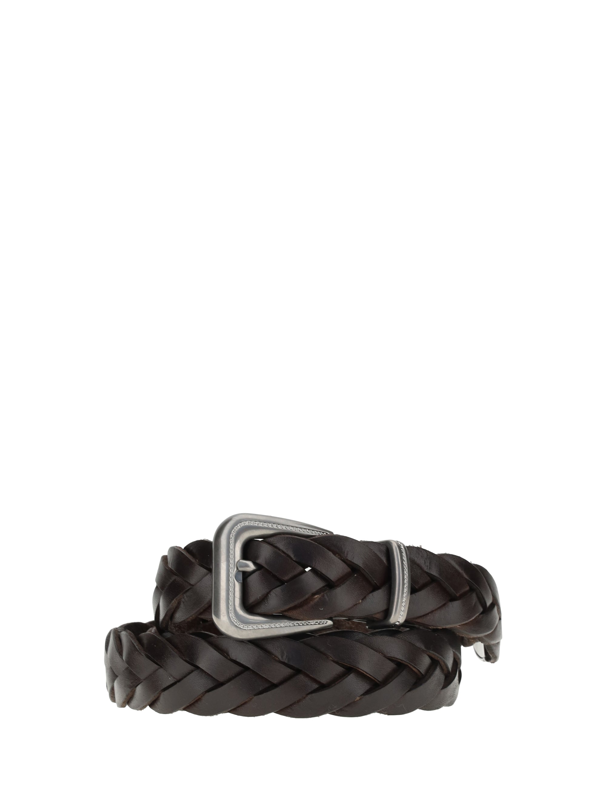 woven leather belt