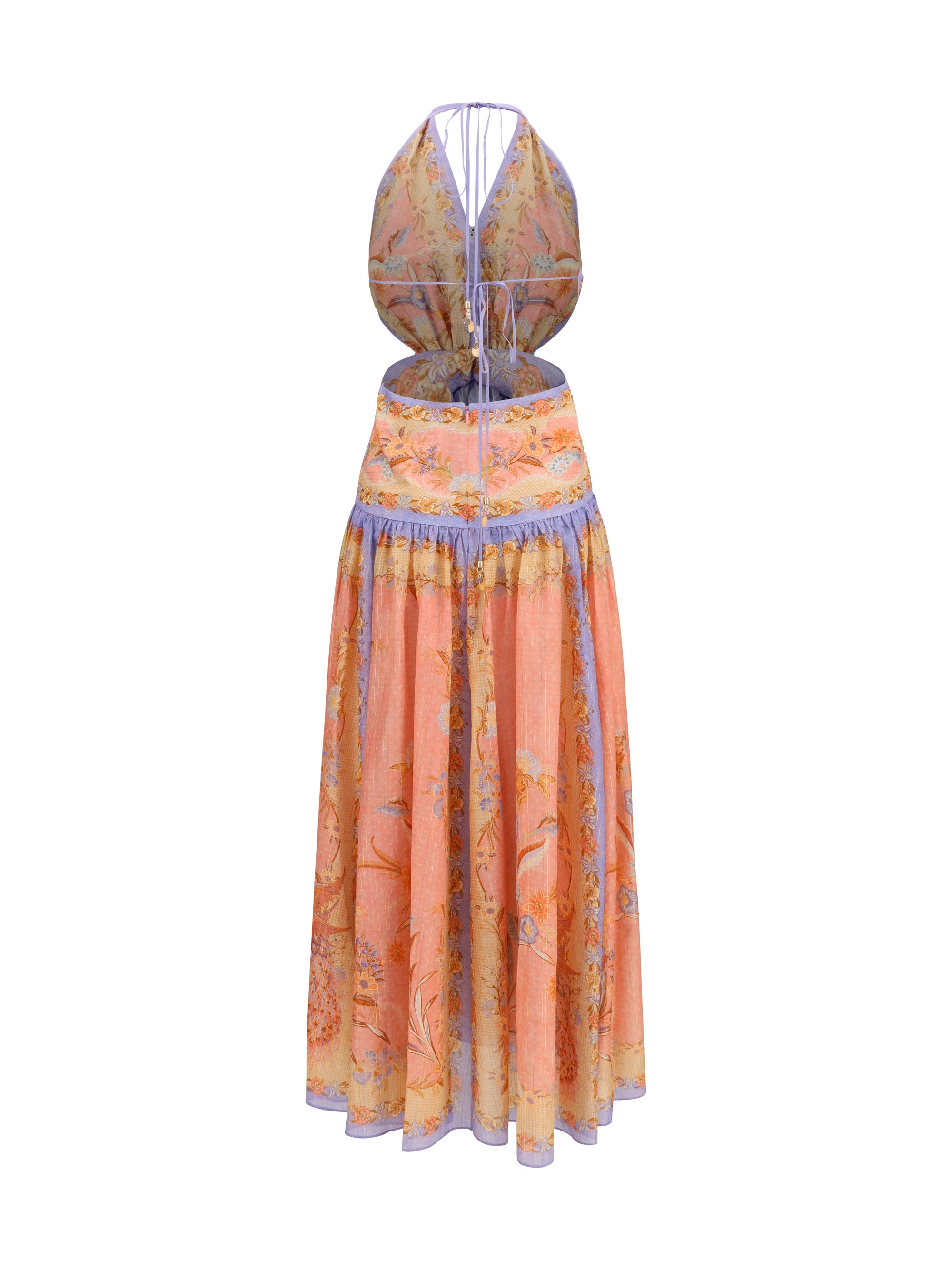 indra halterneck maxi dress