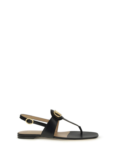 VALENTINO GARAVANI 36 leather thong sandals