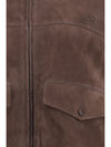 suede goat leather jacket