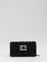 ROGER VIVIER OS envelope flap flower buckle clutch