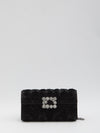 envelope flap flower buckle clutch