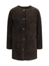 LOULOU DE SAISON 36 waren suede coat