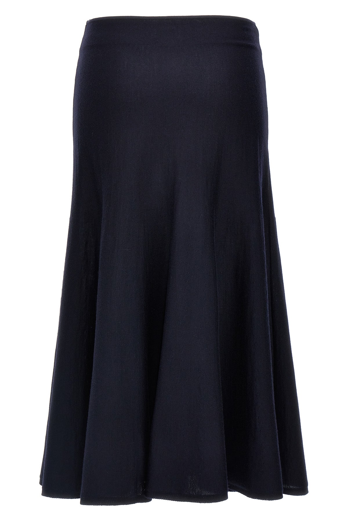 mayu full wool midi skirt