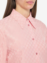 GUCCI 42 gg jacquard silk shirt