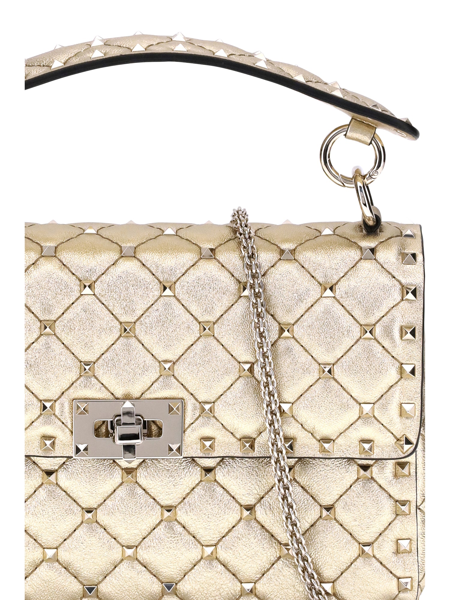 medium rockstud spike shoulder bag