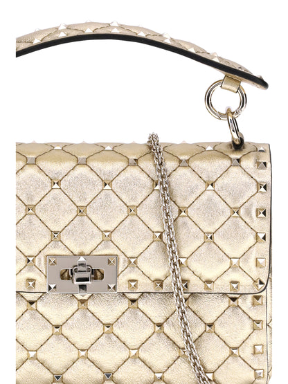 medium rockstud spike shoulder bag