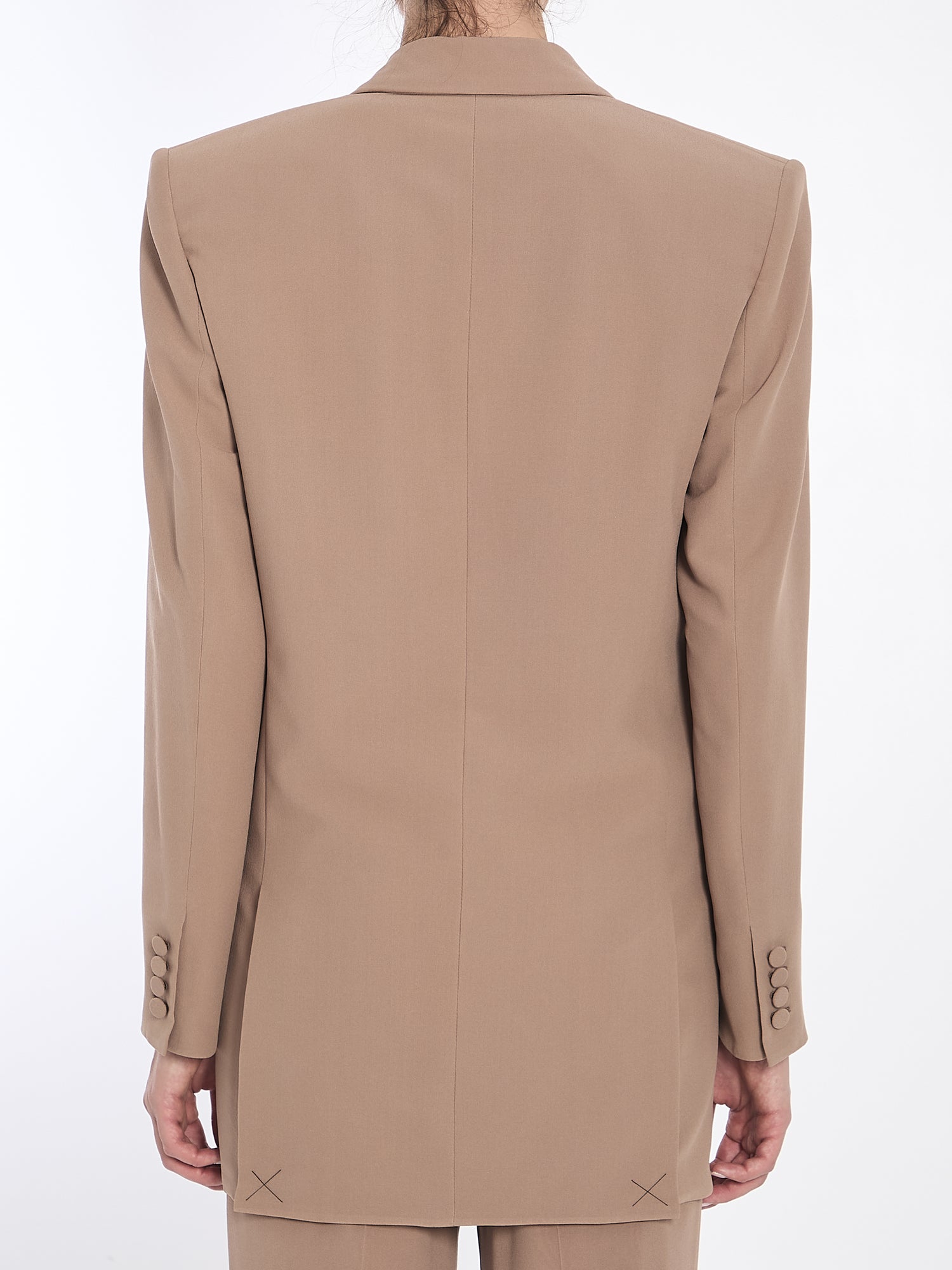 SAINT LAURENT 36 jacket in silk crepe