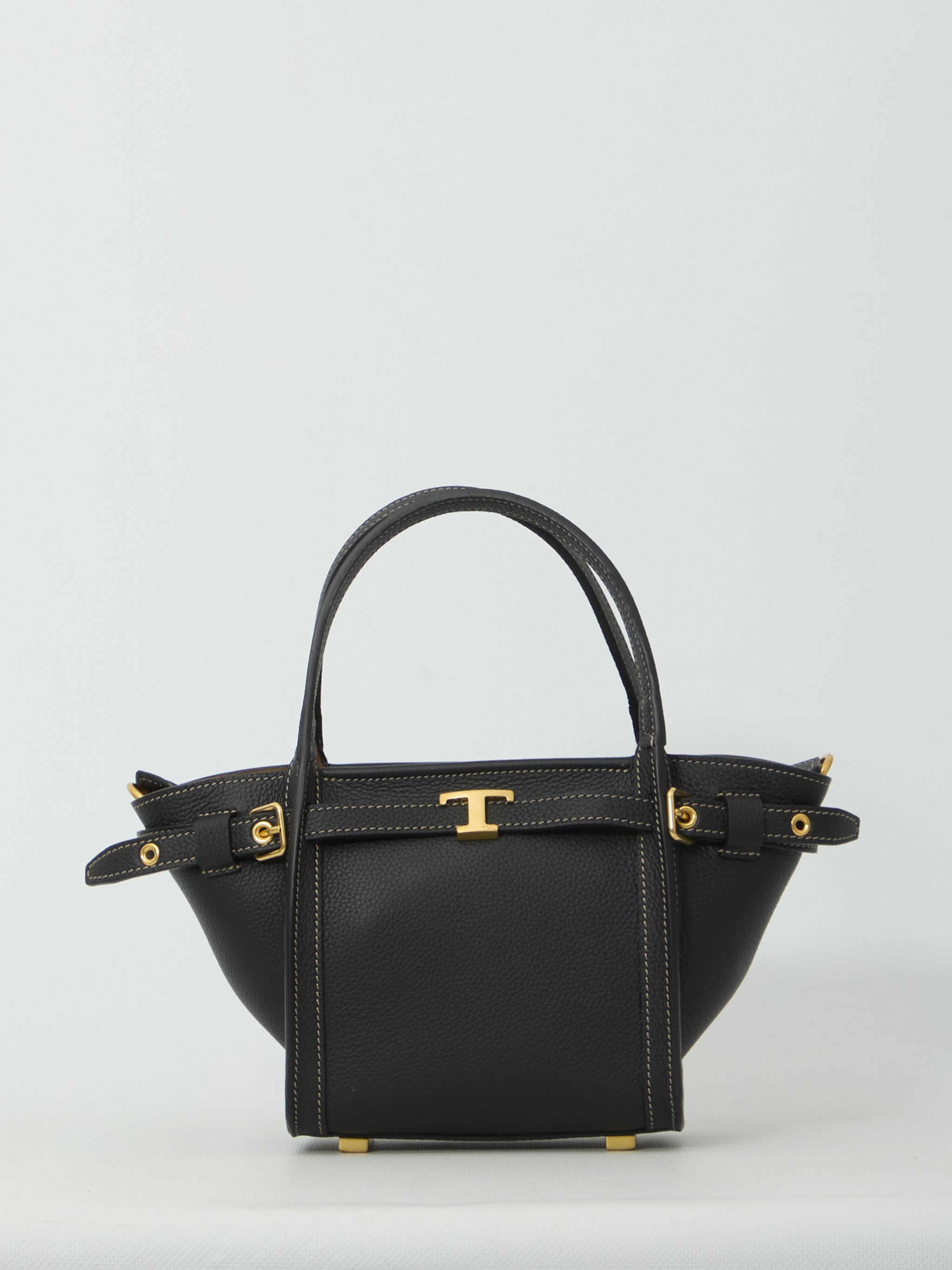 mini leather shopping bag