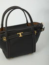 mini leather shopping bag
