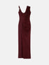 VERSACE 40 asymmetrical evening dress