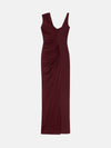 asymmetrical evening dress