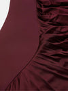 asymmetrical evening dress