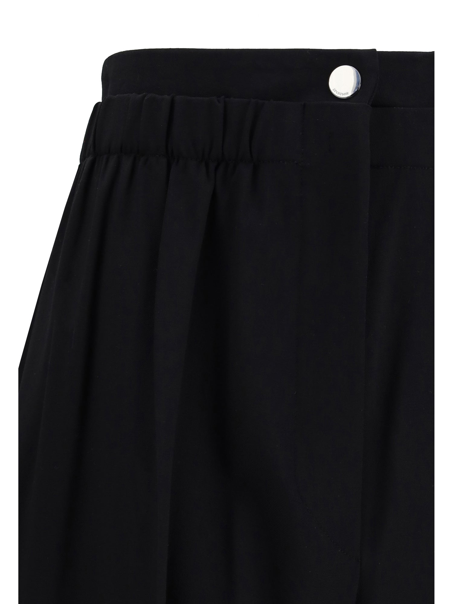 MAX MARA SPORTMAX 38 wide stretch wool trousers