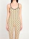 moon printed jersey top