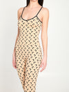 moon printed jersey top