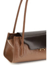 trunkette leather shoulder bag