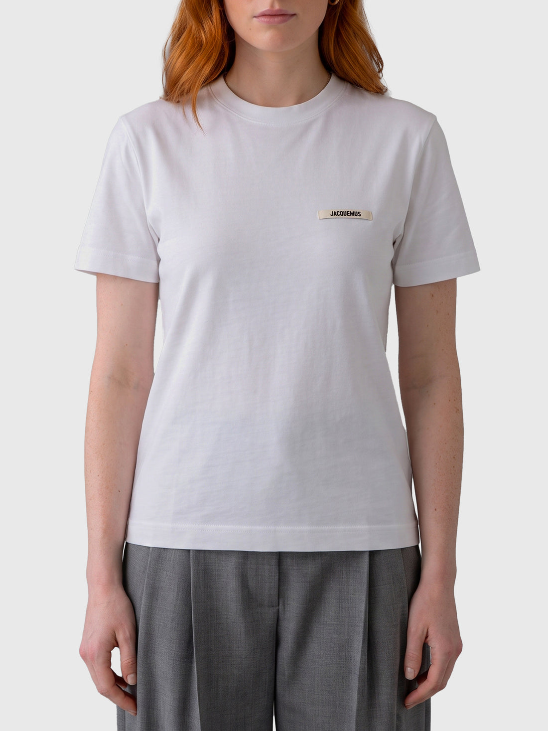 JACQUEMUS M gros grain cotton t-shirt