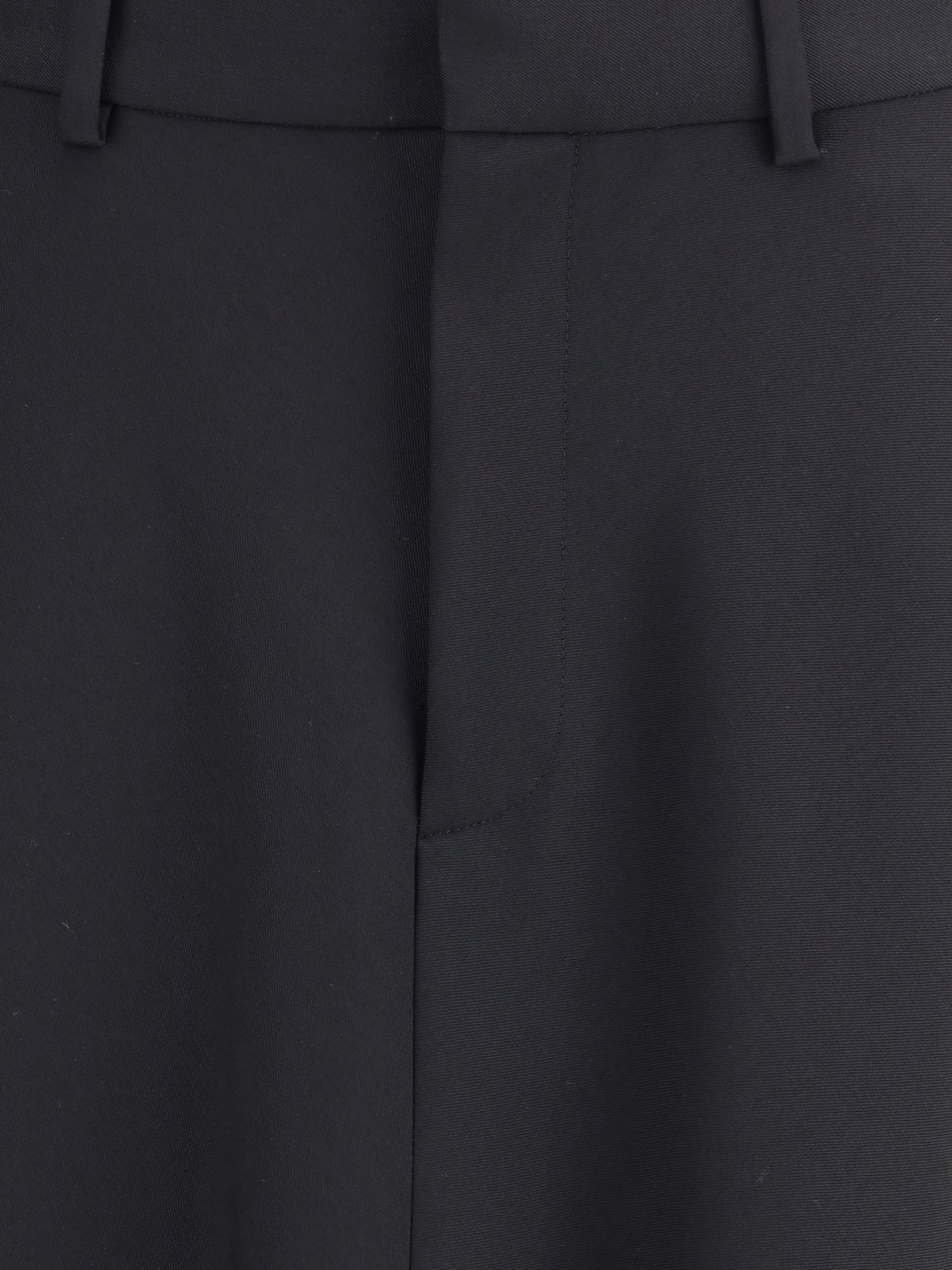 BALENCIAGA 36 godet maxi skirt in virgin wool