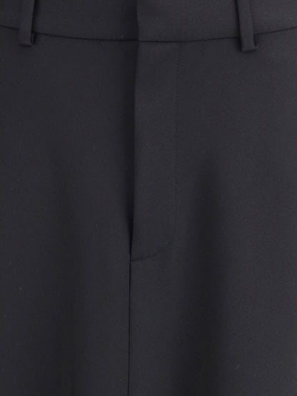 BALENCIAGA 36 godet maxi skirt in virgin wool