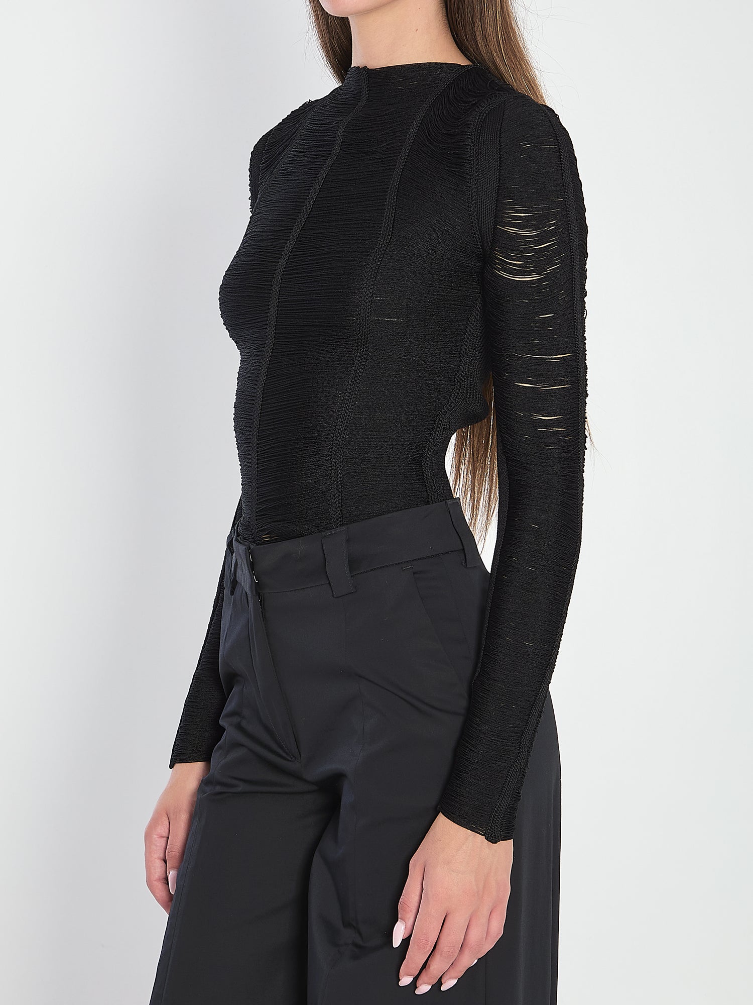 THE ATTICO 42 black sweater 