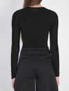 black sweater